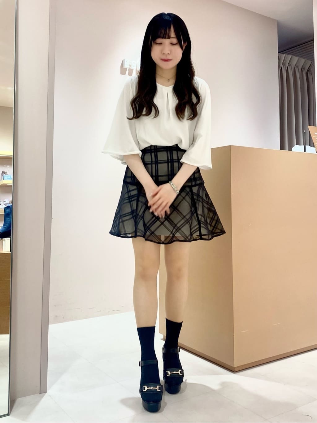 ESPERANZAのアッパービット厚底ヒールサンダルを使ったコーディネートを紹介します。｜Rakuten Fashion(楽天ファッション／旧楽天ブランドアベニュー)3937658
