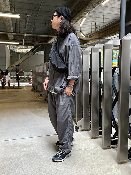premium nylon setup / black（プレミアムナイロンセットアップ