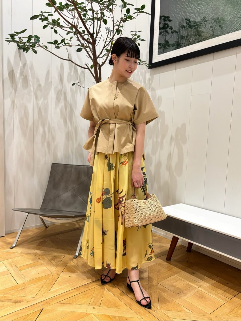 TOMORROWLAND | コットンギャバジン ベルテッドシャツ | Rakuten