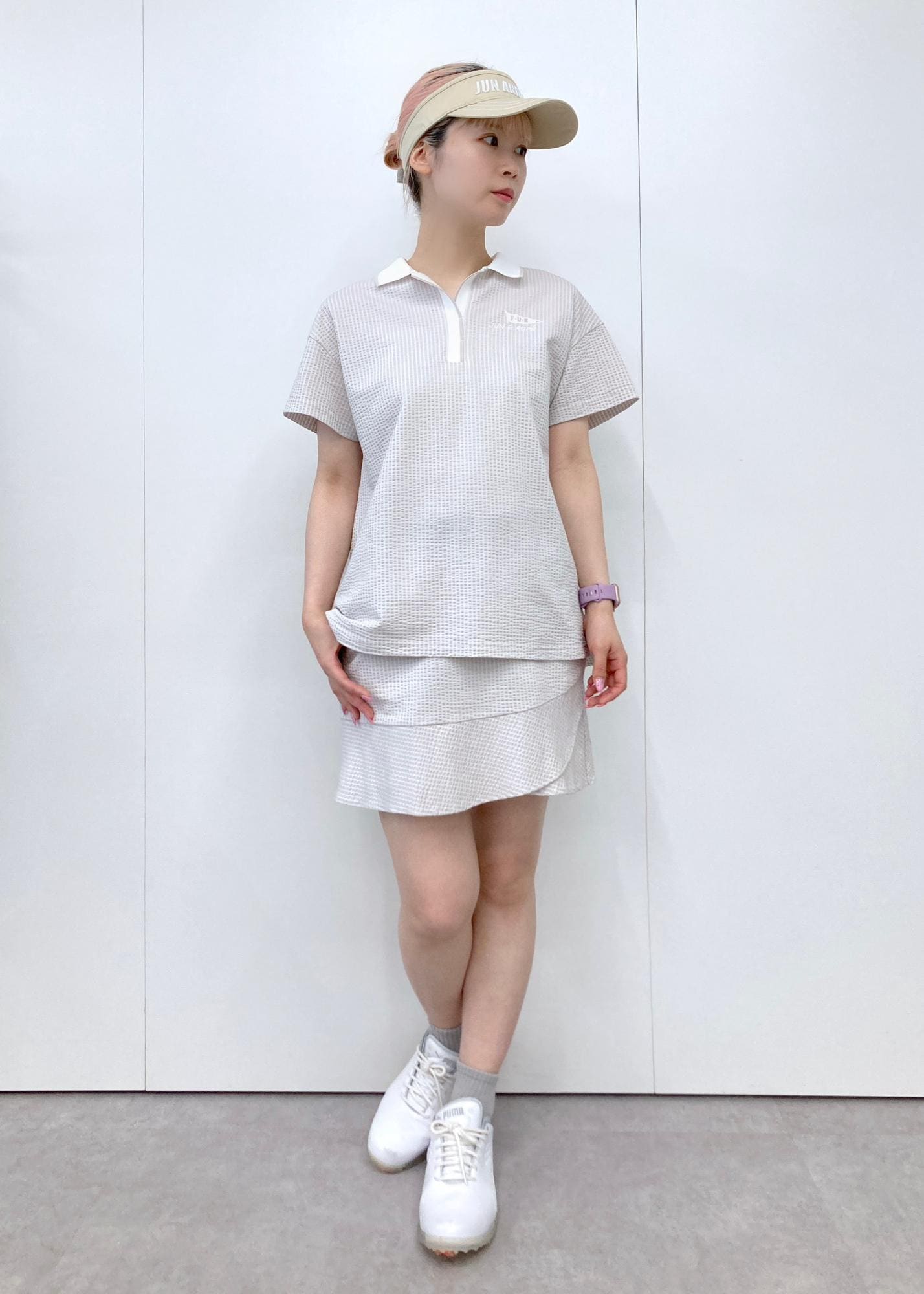 JUN&ROPE’のシアサッカースキッパーポロシャツを使ったコーディネートを紹介します。｜Rakuten Fashion(楽天ファッション／旧楽天ブランドアベニュー)4063775