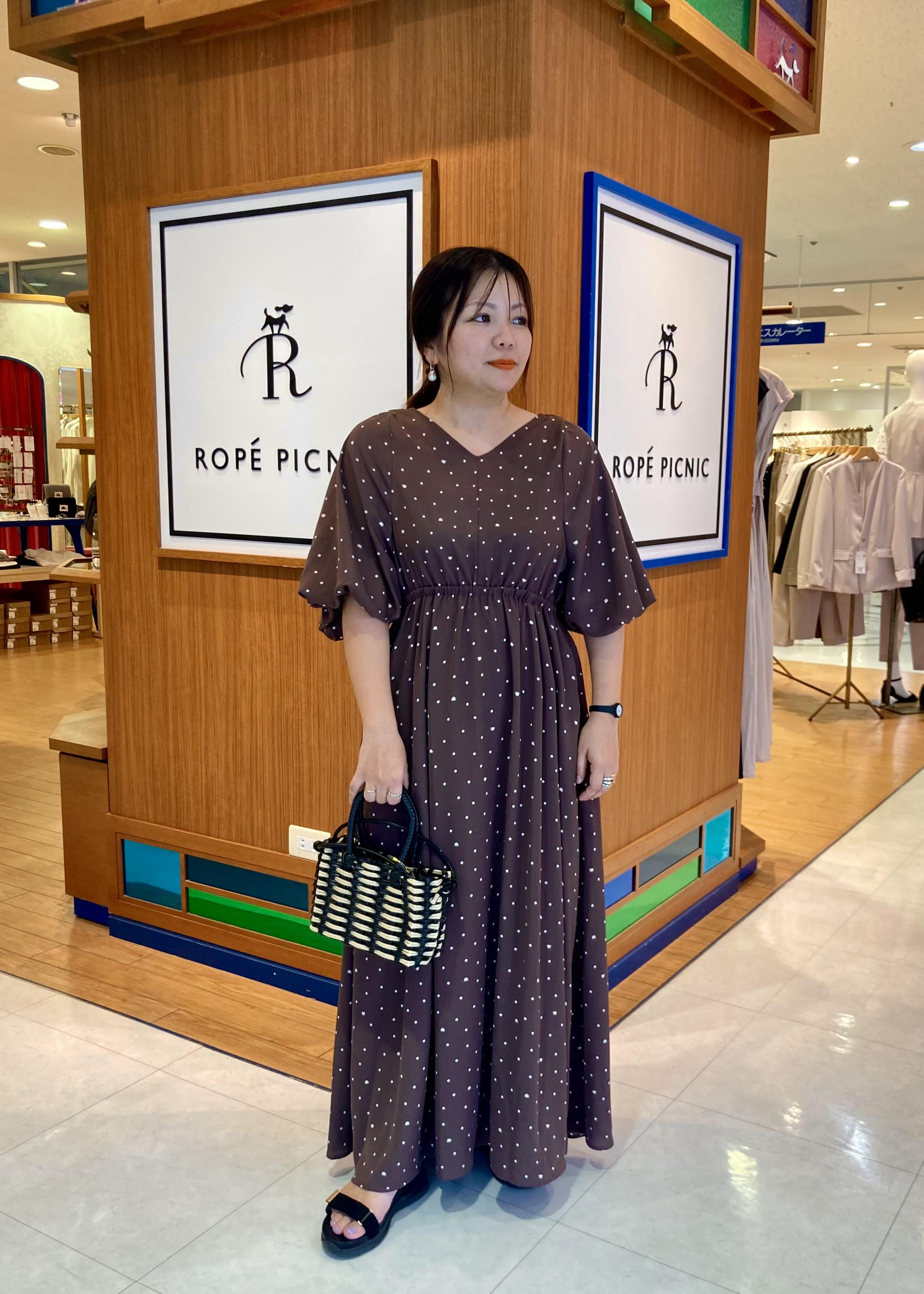 ROPE' PICNICの【Pino meets ROPE' PICNIC】Pinoドット柄ワンピースを使ったコーディネートを紹介します。｜Rakuten Fashion(楽天ファッション／旧楽天ブランドアベニュー)4064149