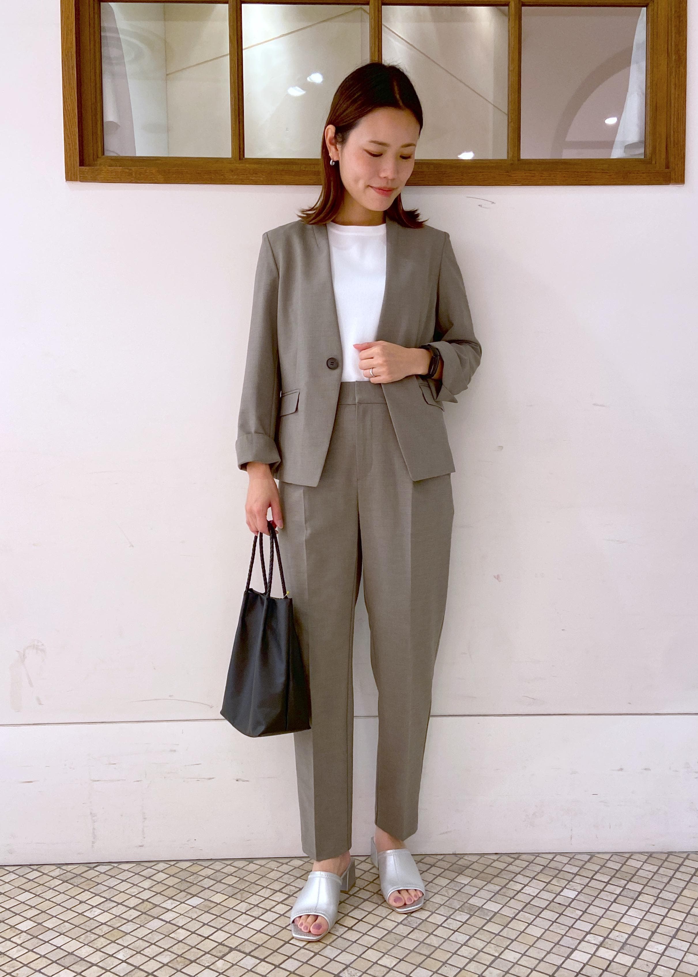 リネンノーラペルジャケット&パンツ ロペピクニック パンツ