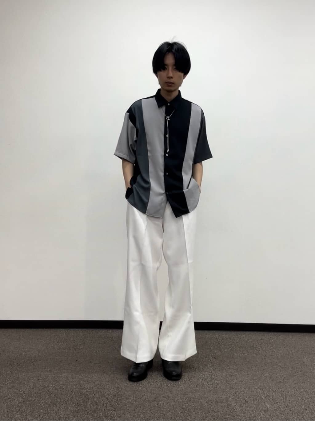 tk.TAKEO KIKUCHIのブロッキングシャツを使ったコーディネートを紹介します。｜Rakuten Fashion(楽天ファッション／旧楽天ブランドアベニュー)3973898