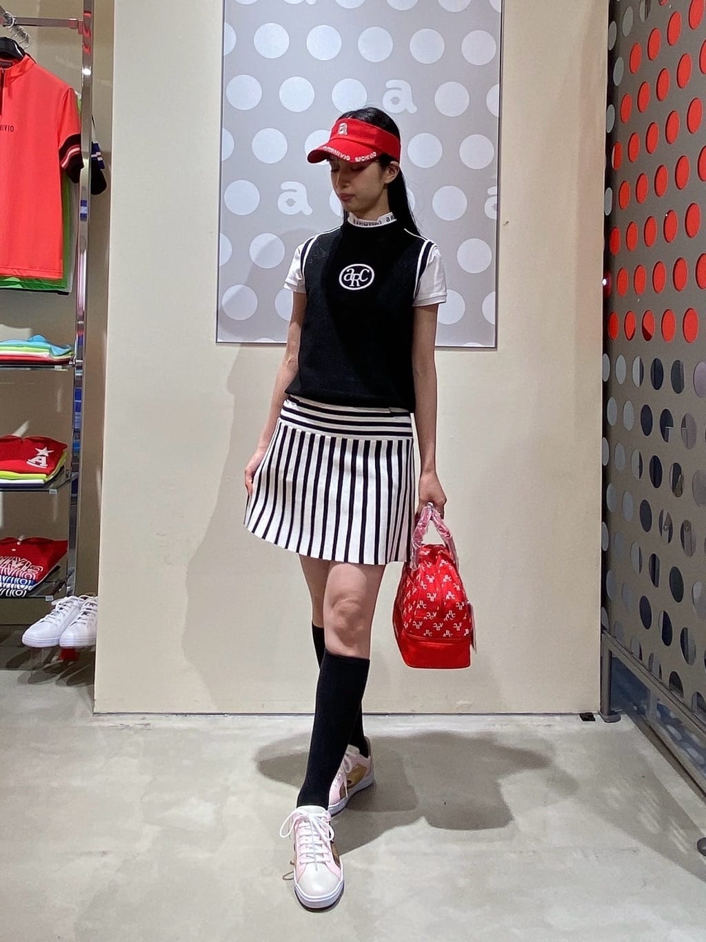archivio | ストライプ柄ニットスカート | Rakuten Fashion(楽天