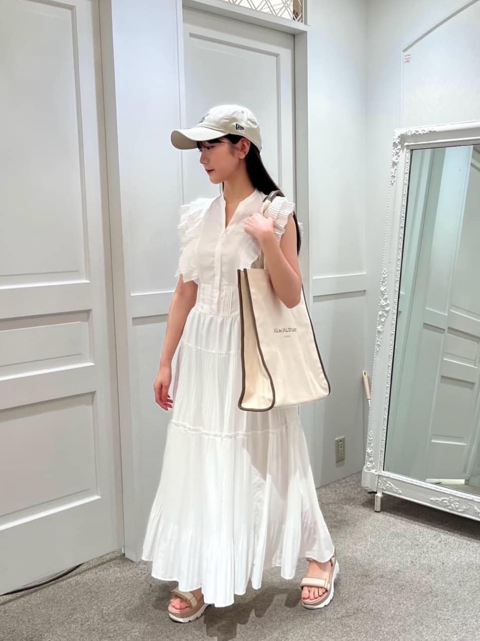 JILL by JILL STUART ボリュームデザインプリーツワンピース JILL by STUART ワンピース ボリュームデザインプリーツ