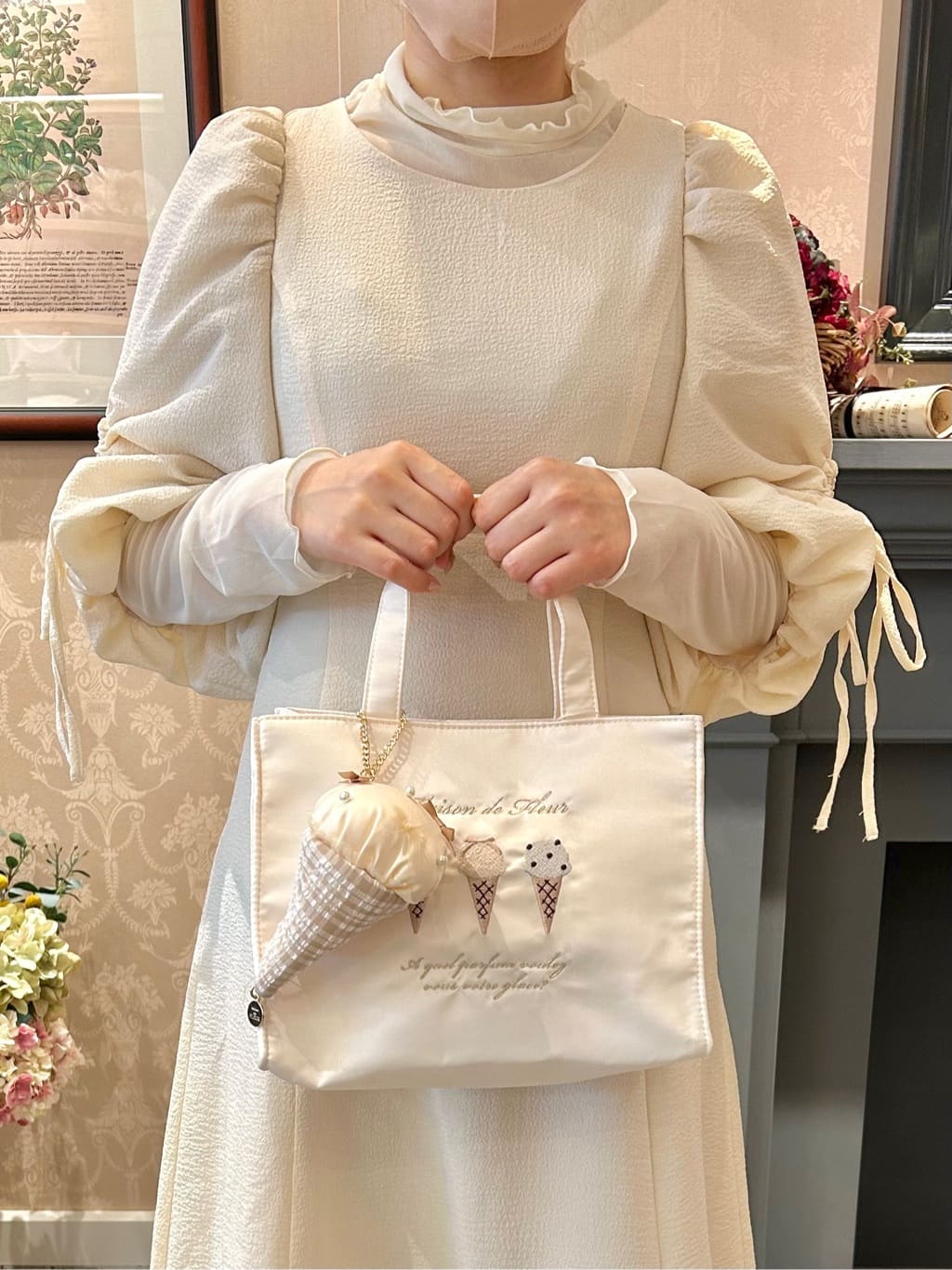 Maison de FLEURのアイスチャームポーチを使ったコーディネートを紹介します。｜Rakuten Fashion(楽天ファッション／旧楽天ブランドアベニュー)3983412