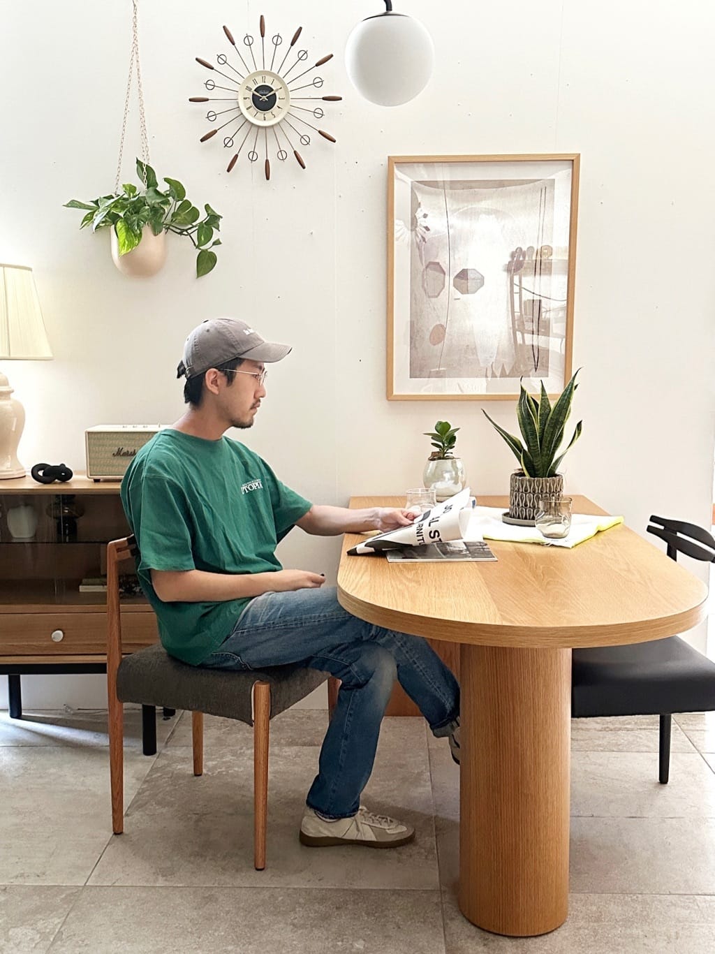 journal standard FurnitureのWAVY CEILING LAMP ウェービー シーリング ランプ  電球付属を使ったコーディネートを紹介します。｜Rakuten Fashion(楽天ファッション／旧楽天ブランドアベニュー)3990445