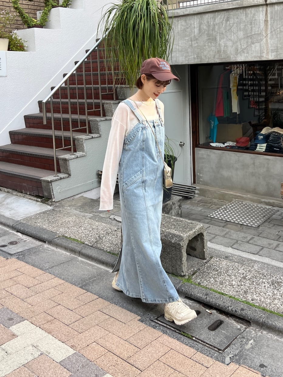 Discoatの【1枚でキマる】USコットンデニムジャンスカを使った