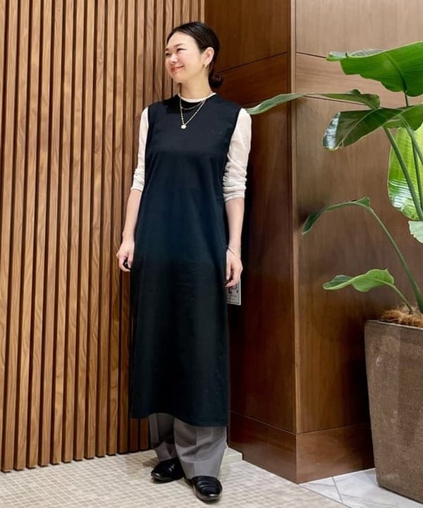 Demi-Luxe BEAMS | ATON / スビン ノースリーブドレス | Rakuten