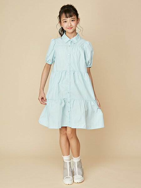 JENNI Online Shopのティアードシャツワンピを使ったコーディネートを紹介します。｜Rakuten Fashion(楽天ファッション／旧楽天ブランドアベニュー)4004769
