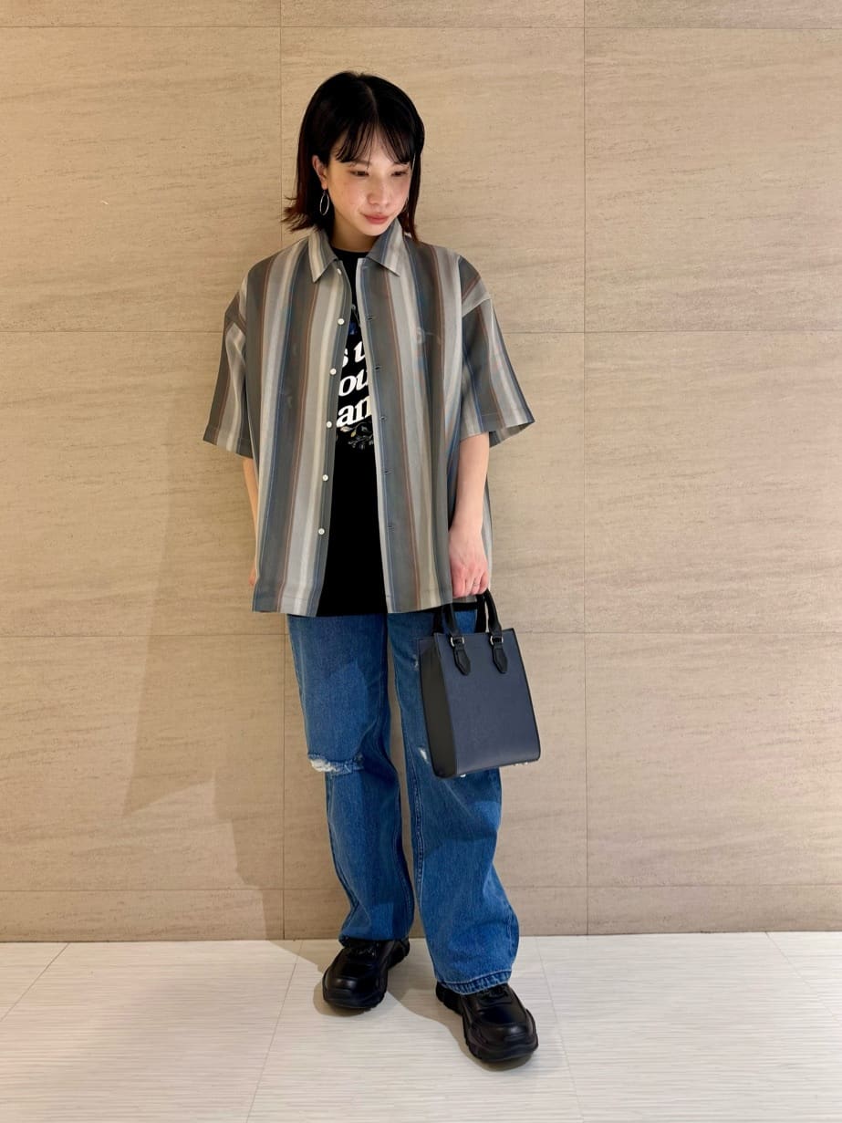 tk.TAKEO KIKUCHIのメッシュ2WAYシャツを使ったコーディネートを紹介します。｜Rakuten Fashion(楽天ファッション／旧楽天ブランドアベニュー)4006308