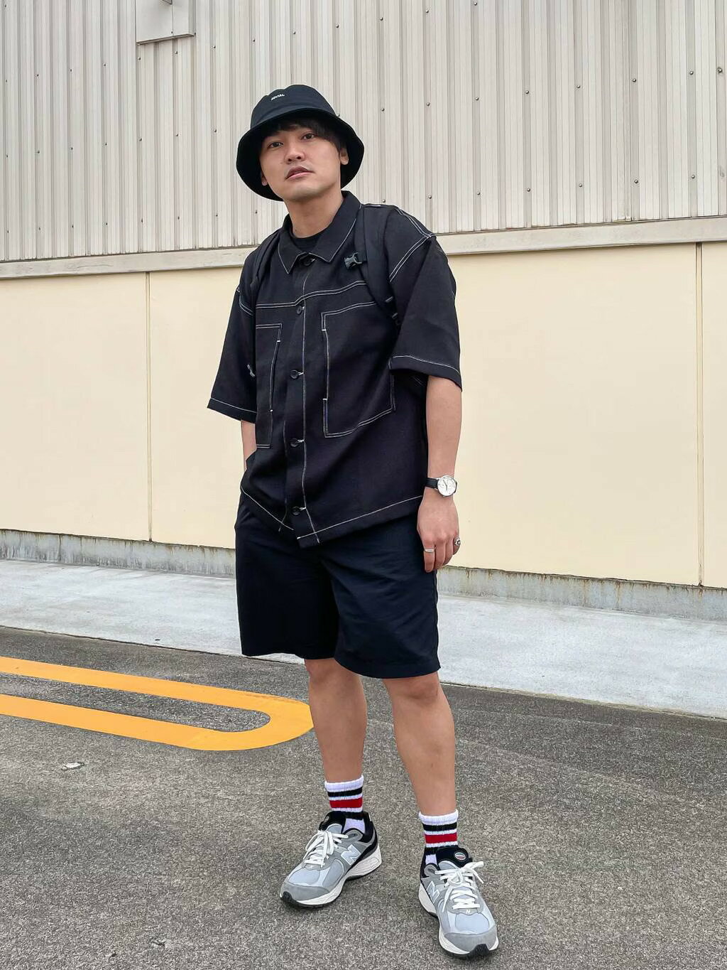 LAKOLEのデニムツイルバケットハットを使ったコーディネートを紹介します。｜Rakuten Fashion(楽天ファッション／旧楽天ブランドアベニュー)4013025