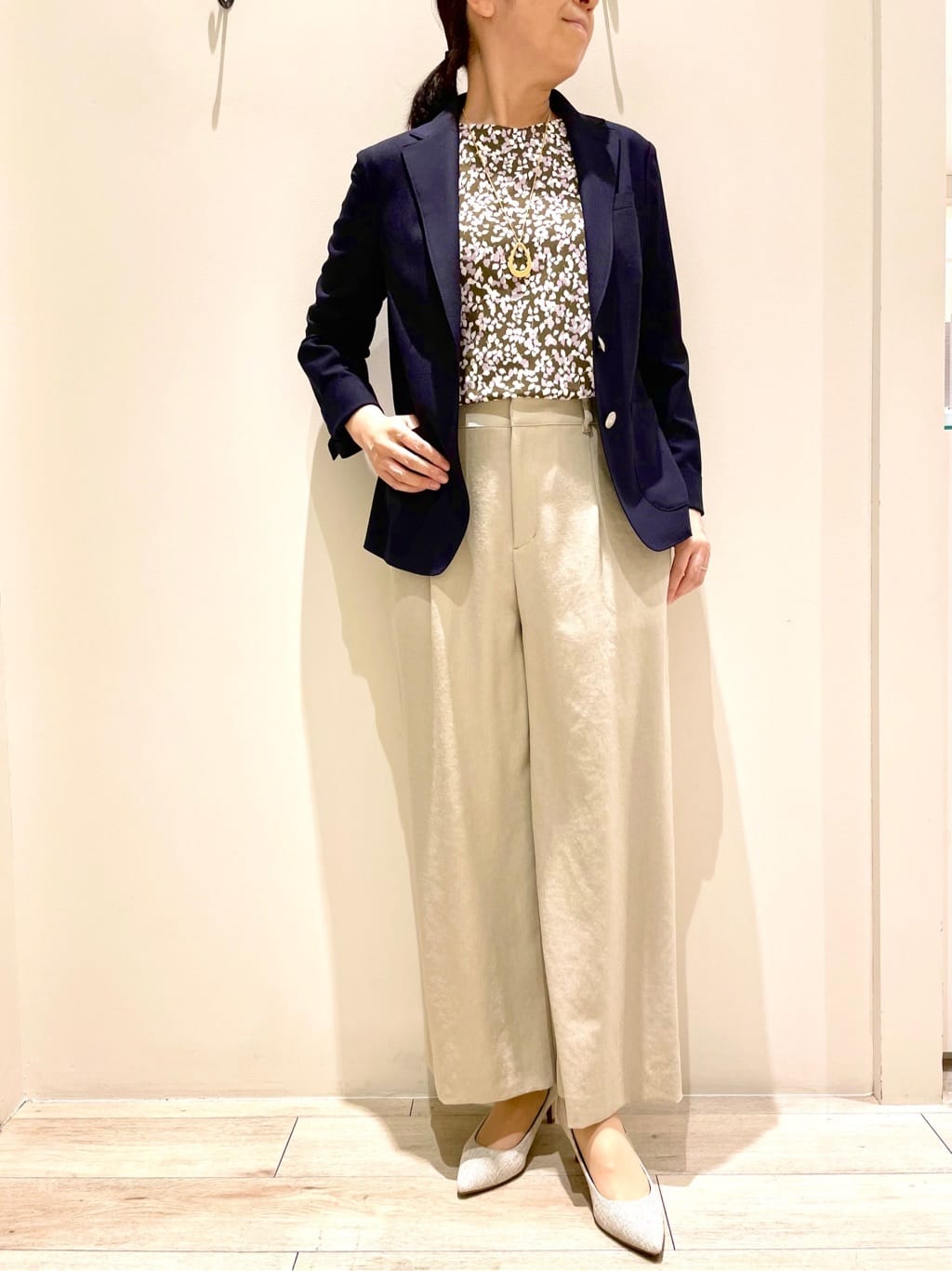NEWYORKERのリネンライククロス タックガウチョパンツを使ったコーディネートを紹介します。｜Rakuten Fashion(楽天ファッション／旧楽天ブランドアベニュー)4018991