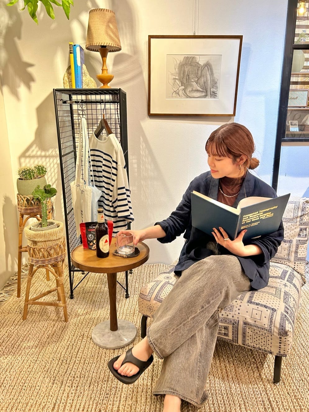 journal standard FurnitureのMATHEW WOOD LAMP マシューウッドランプを使ったコーディネートを紹介します。｜Rakuten Fashion(楽天ファッション／旧楽天ブランドアベニュー)4029318