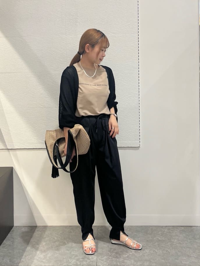 Vinのドルマンスリーブメッシュカーディガンを使ったコーディネートを紹介します。｜Rakuten Fashion(楽天ファッション／旧楽天ブランドアベニュー)4035915