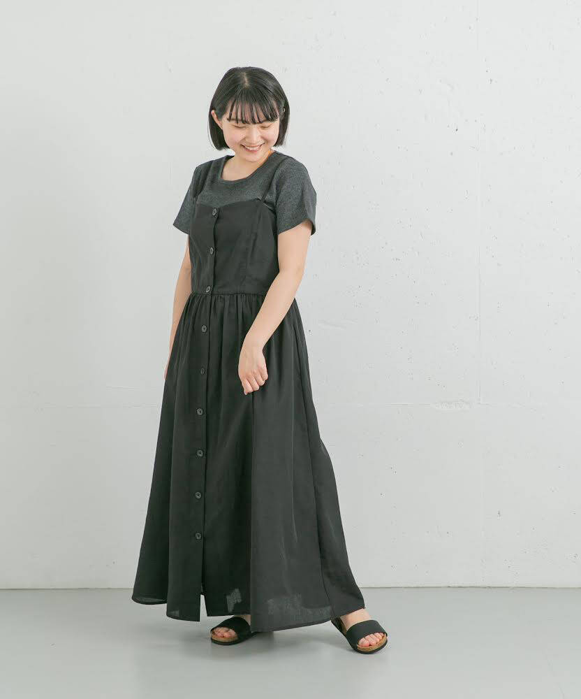 Sonny Labelの『UR TECH Smart Linen Touch』キャミソールワンピースを使ったコーディネートを紹介します。｜Rakuten Fashion(楽天ファッション／旧楽天ブランドアベニュー)4037136