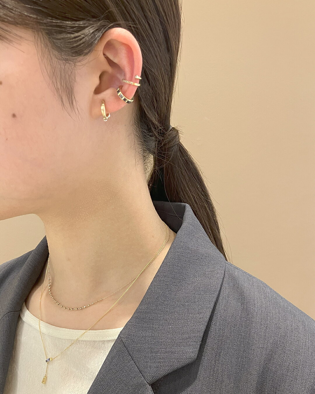 ete | K18RBG e_Grain ネックレス | Rakuten Fashion(楽天ファッション