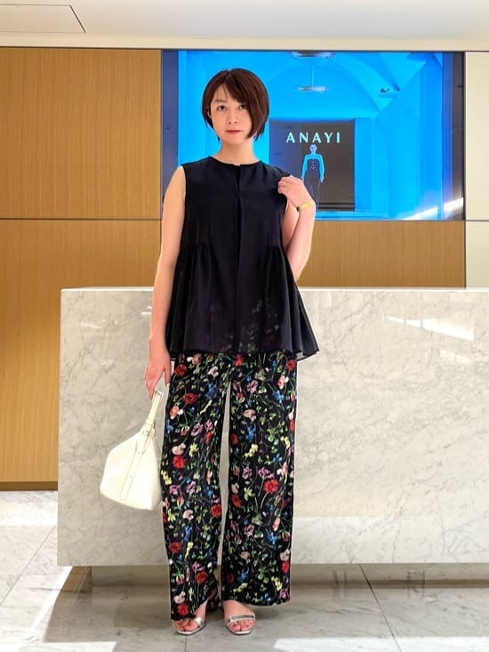 ANAYI | オーガンペプラムギャザージレ | Rakuten Fashion(楽天