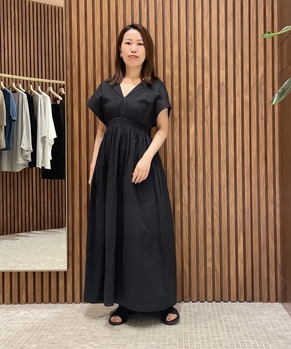 mariha × demi-luxe beams 別注 夏の光のドレス ソリッド オ