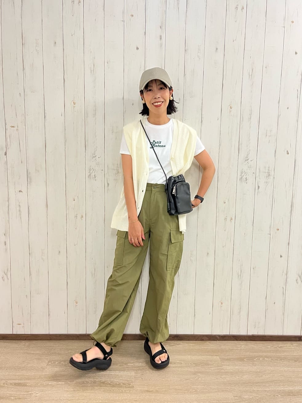 UNITED ARROWS green label relaxingの【別注】<PETIT BATEAU>フロント プリント ショートスリーブ Tシャツを使ったコーディネートを紹介します。｜Rakuten Fashion(楽天ファッション／旧楽天ブランドアベニュー)4043217