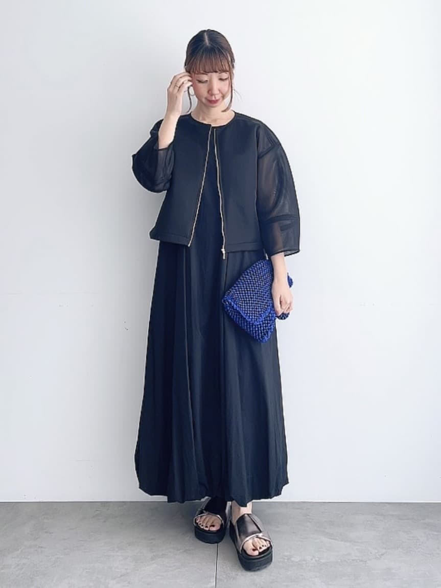 Te chichiのバルーンマキシワンピースを使ったコーディネートを紹介します。｜Rakuten Fashion(楽天ファッション／旧楽天ブランドアベニュー)4055053