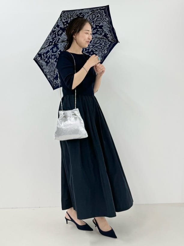 NOLLEY'Sの【manipuri/マニプリ】バンダナ柄日傘を使ったコーディネートを紹介します。｜Rakuten Fashion(楽天ファッション／旧楽天ブランドアベニュー)4055243