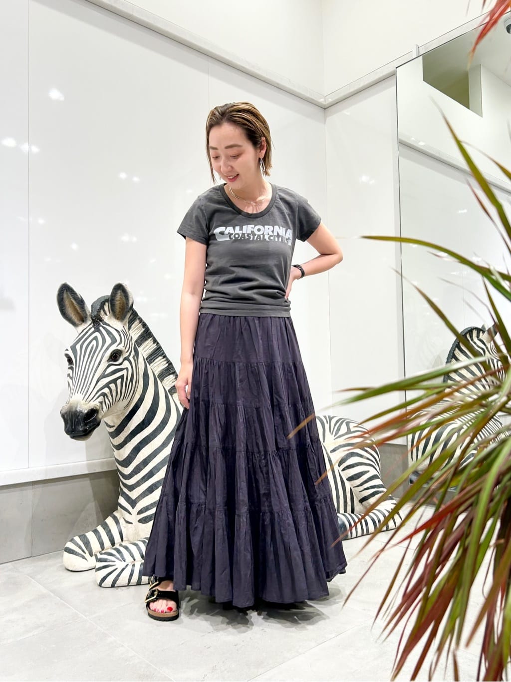 Spick & SpanのHYU 100/ボイルティアードスカートを使ったコーディネートを紹介します。｜Rakuten Fashion(楽天ファッション／旧楽天ブランドアベニュー)4063428
