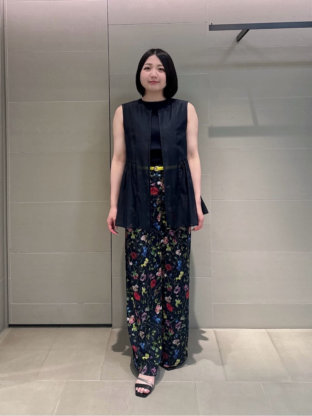 ANAYI | オーガンペプラムギャザージレ | Rakuten Fashion(楽天