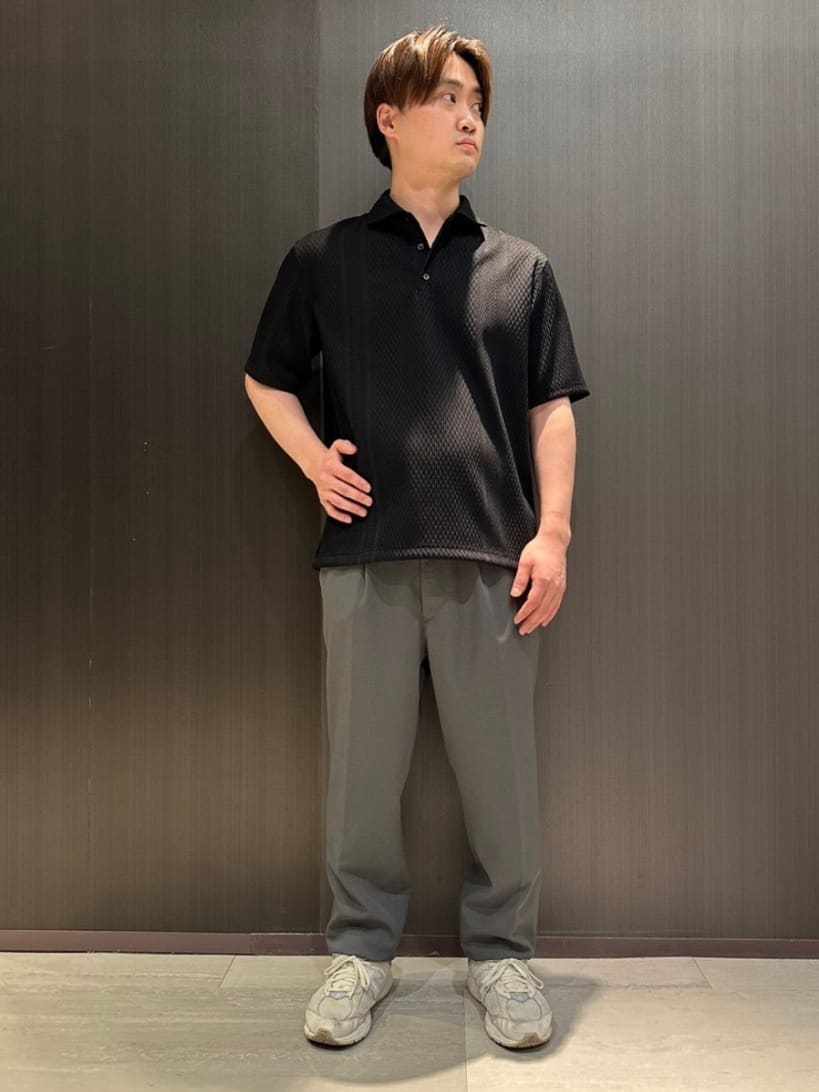 TAKEO KIKUCHIの【抗菌防臭】ハイブリッド サーフニット ポロシャツを使ったコーディネートを紹介します。｜Rakuten Fashion(楽天ファッション／旧楽天ブランドアベニュー)4086748