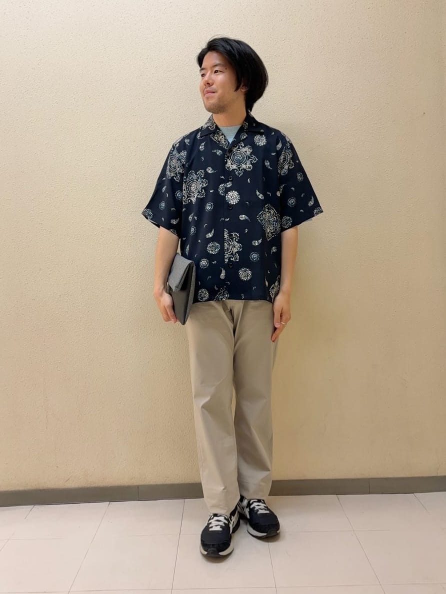 TAKEO KIKUCHIの【ペイズリー紋】オープンカラーシャツを使ったコーディネートを紹介します。｜Rakuten Fashion(楽天ファッション／旧楽天ブランドアベニュー)4089443