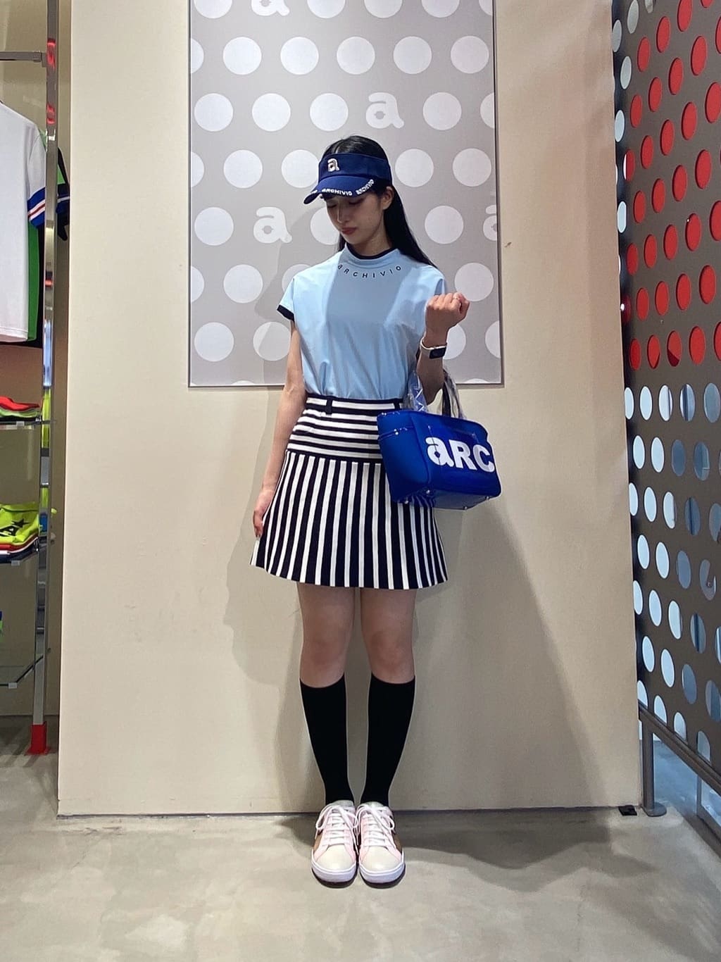 archivio ストライプスカート　ニット素材　36 新品未使用　タグ付き archivio | ストライプ柄ニットスカート | Rakuten Fashion(楽天