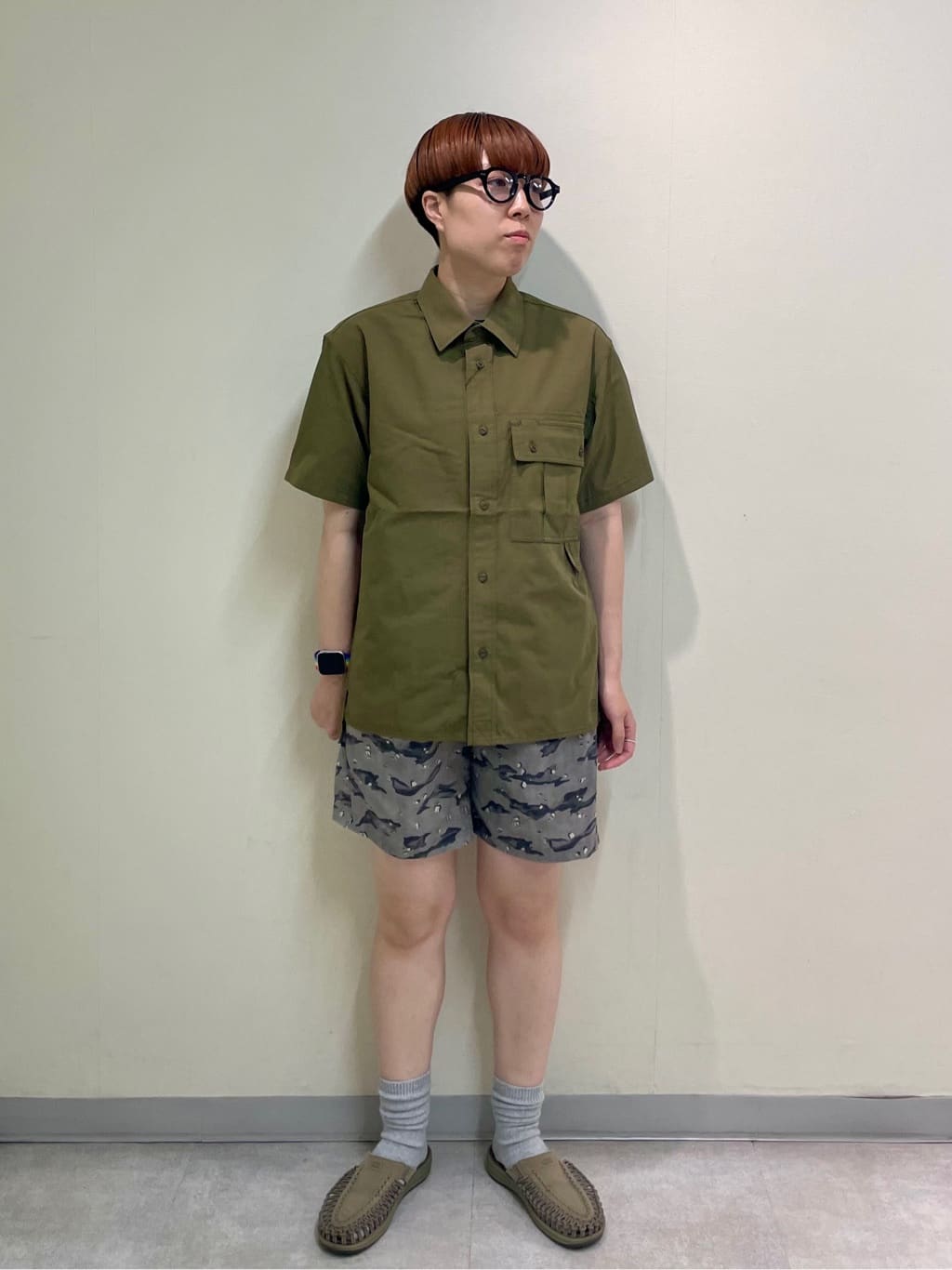 Snow PeakのTAKIBI Light Ripstop Short Sleeve Shirtを使ったコーディネートを紹介します。｜Rakuten Fashion(楽天ファッション／旧楽天ブランドアベニュー)4107114
