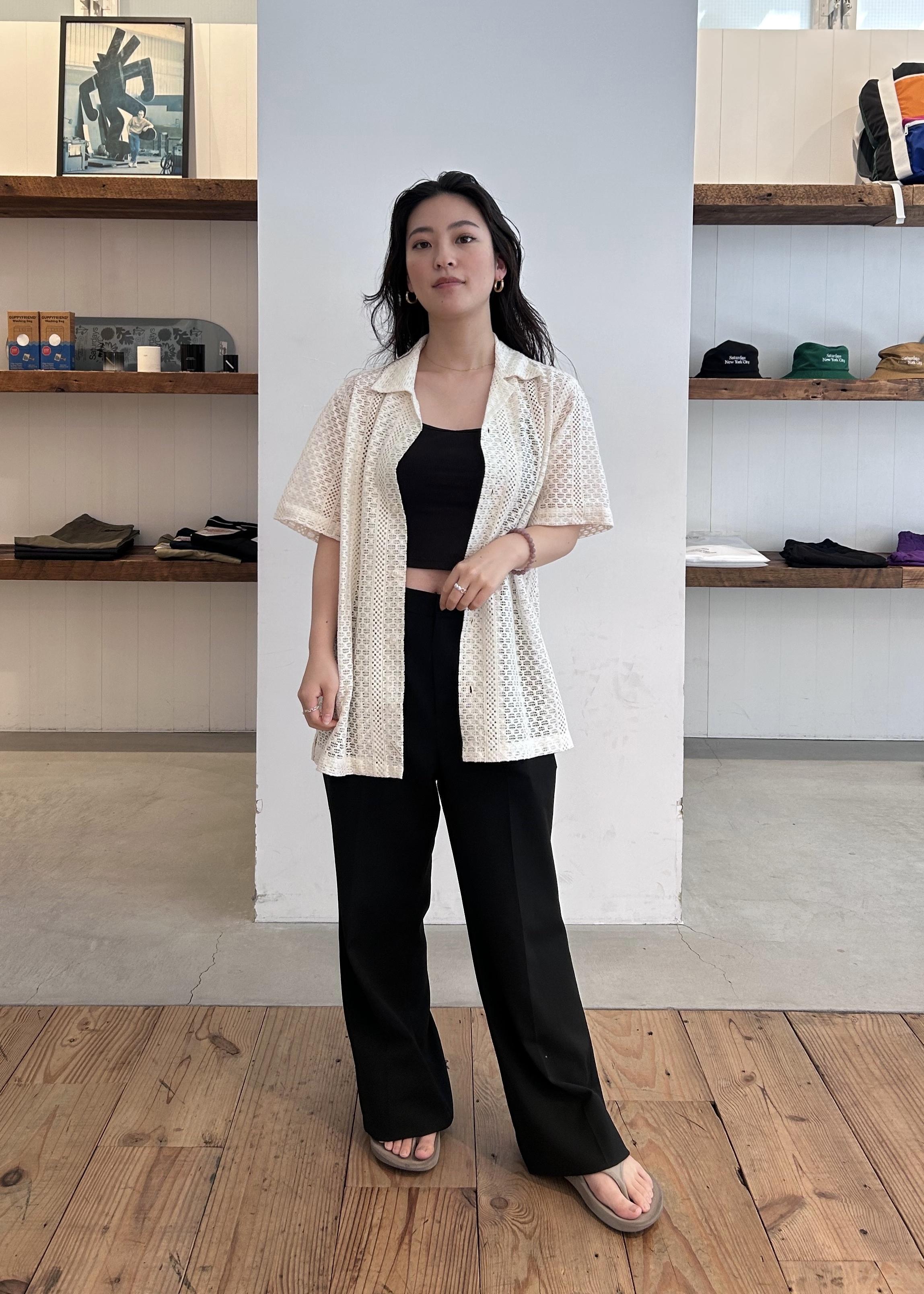 Saturdays NYCのCanty Cotton Lace Ss Shirtを使ったコーディネート 