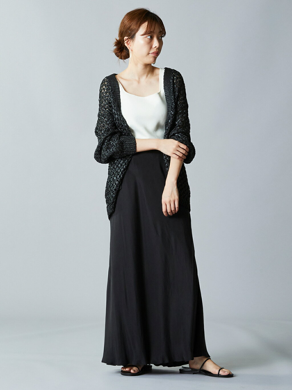 1er Arrondissementのキュプラツイルマーメイドスカートを使ったコーディネートを紹介します。｜Rakuten Fashion(楽天ファッション／旧楽天ブランドアベニュー)4121199