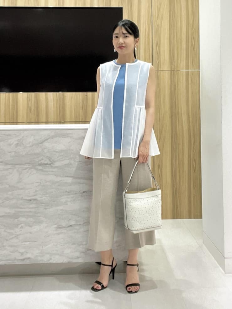 ANAYI | オーガンペプラムギャザージレ | Rakuten Fashion(楽天