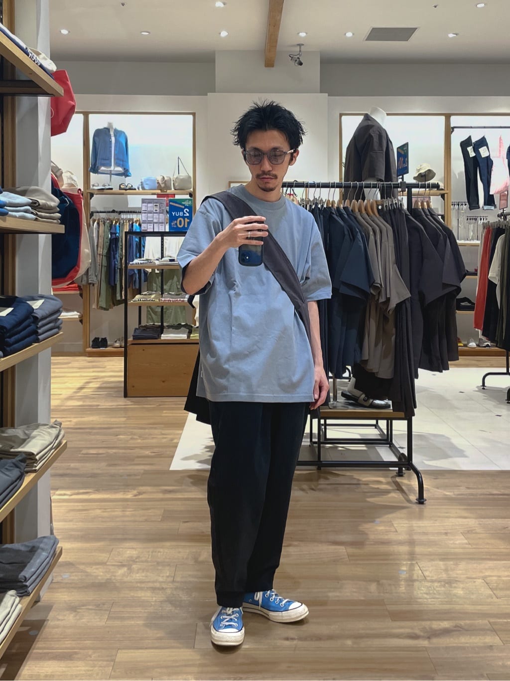 coenの【WEB限定】RYO KANEYASU* コーエンベアプリントTシャツを使ったコーディネート | Rakuten  Fashion(楽天ファッション／旧楽天ブランドアベニュー)4130274