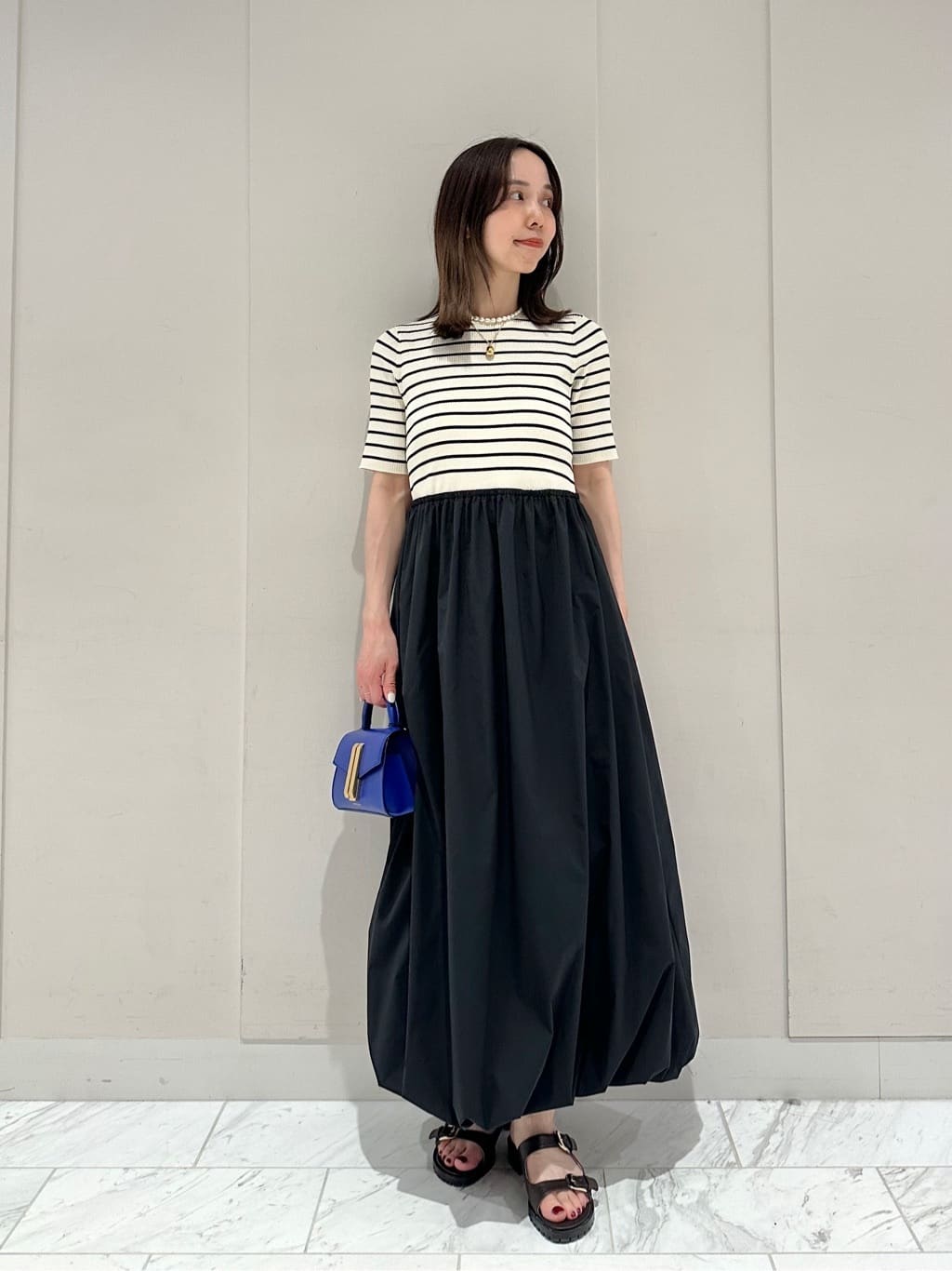 トゥモローランド マテリアコンビ ワンピース｜ファッション