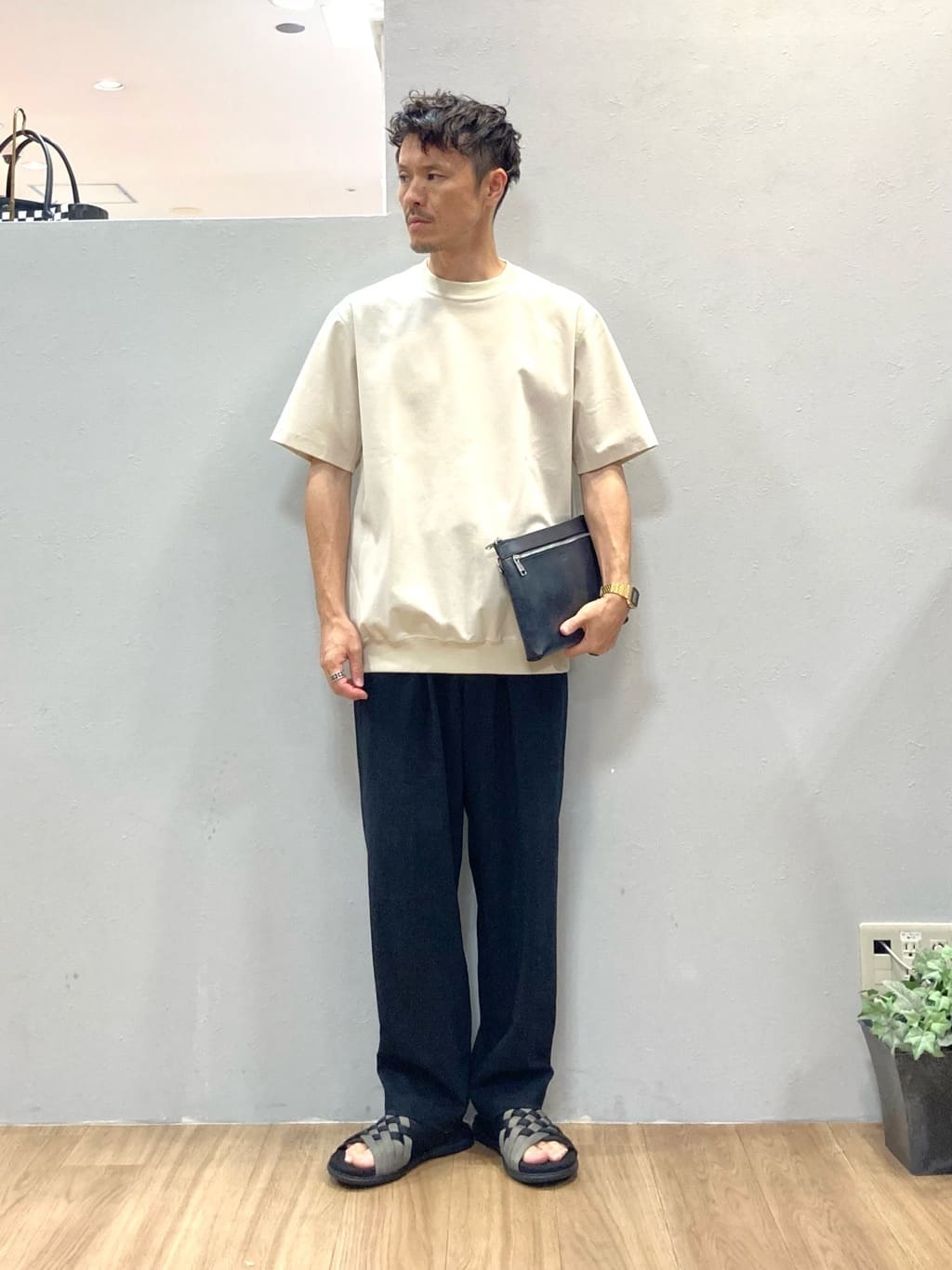 ３６０度ストレッチノーカラージャケット（セットアップ対応）