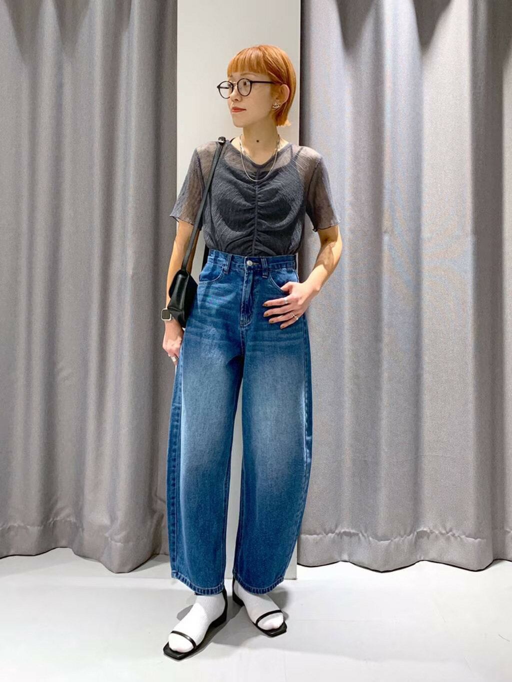 LAKOLEのステンレスシンプルチェーンネックレス2を使ったコーディネートを紹介します。｜Rakuten Fashion(楽天ファッション／旧楽天ブランドアベニュー)4151724