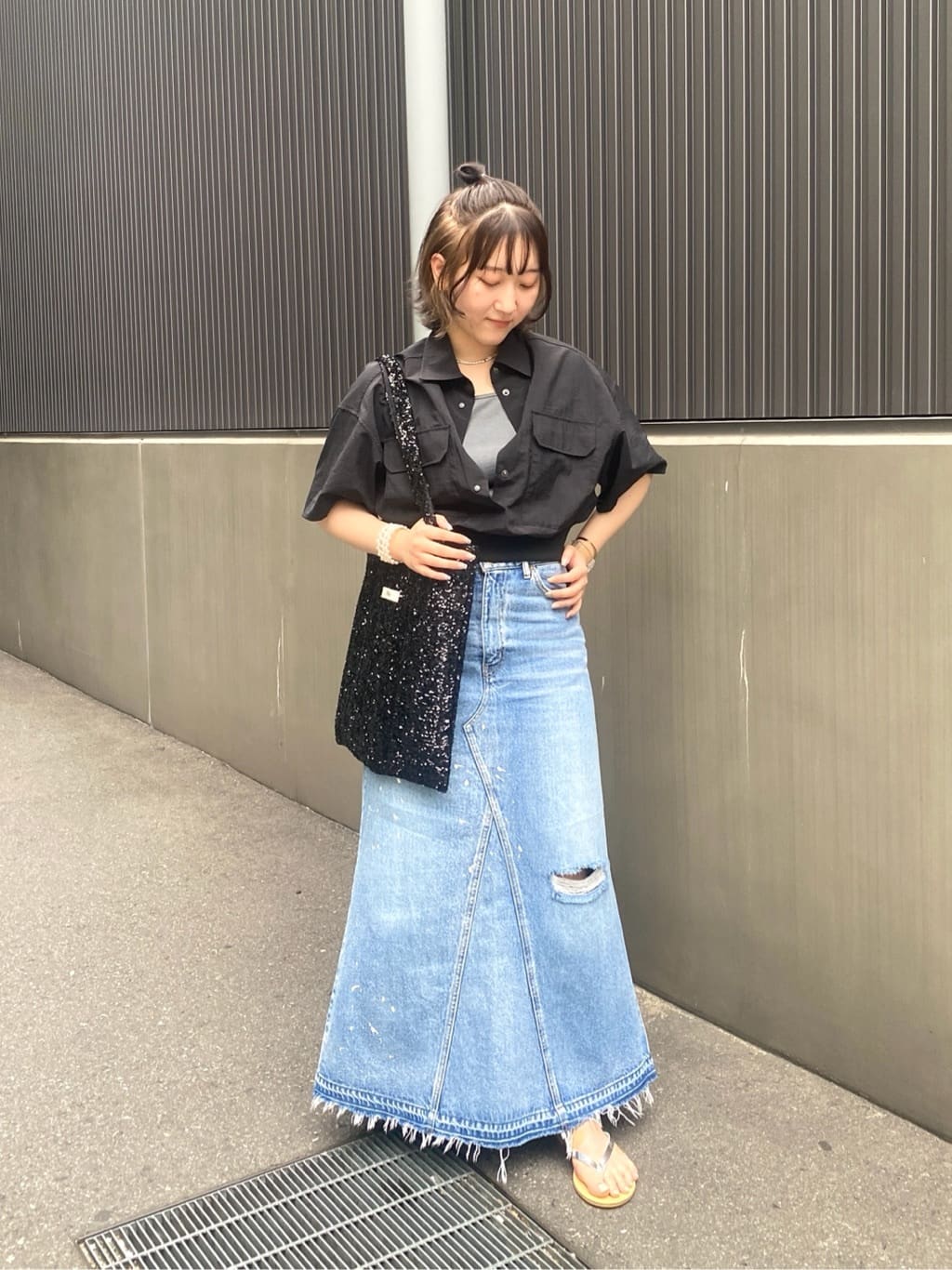 スカート Spick and Span 5 1/2 FLARE LINE SKIRT Spick & Span 5 1/2 FLARE LINE SKIRT