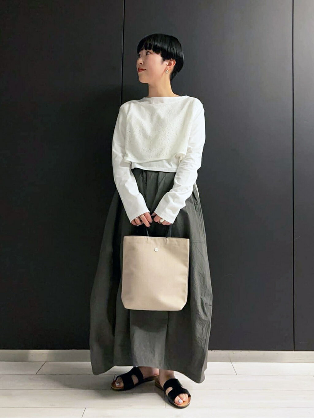 BshopのHAVERSACK | <別注>コットンリネン バルーンスカート WOMENを  