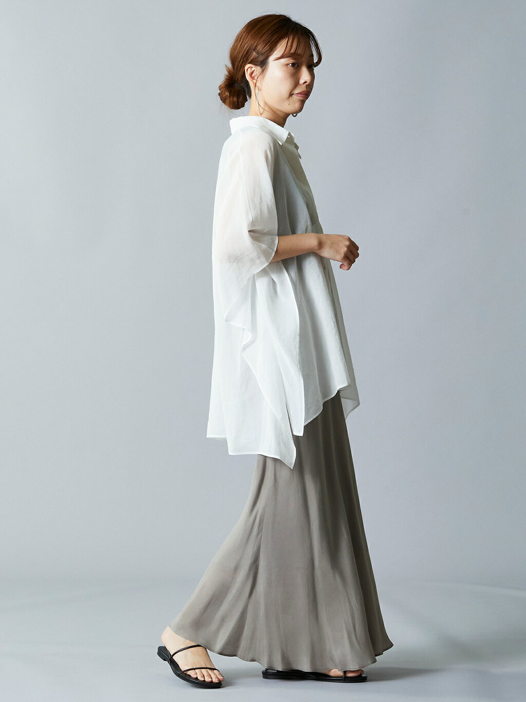 1er Arrondissementのキュプラツイルマーメイドスカートを使ったコーディネートを紹介します。｜Rakuten Fashion(楽天ファッション／旧楽天ブランドアベニュー)4177491