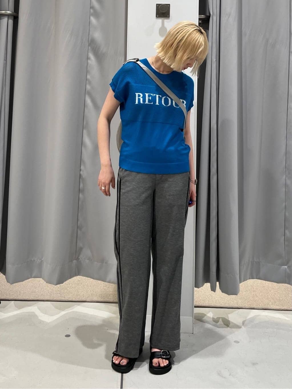 Vinの透かし編みサマーロゴニットを使ったコーディネートを紹介します。｜Rakuten Fashion(楽天ファッション／旧楽天ブランドアベニュー)4180491