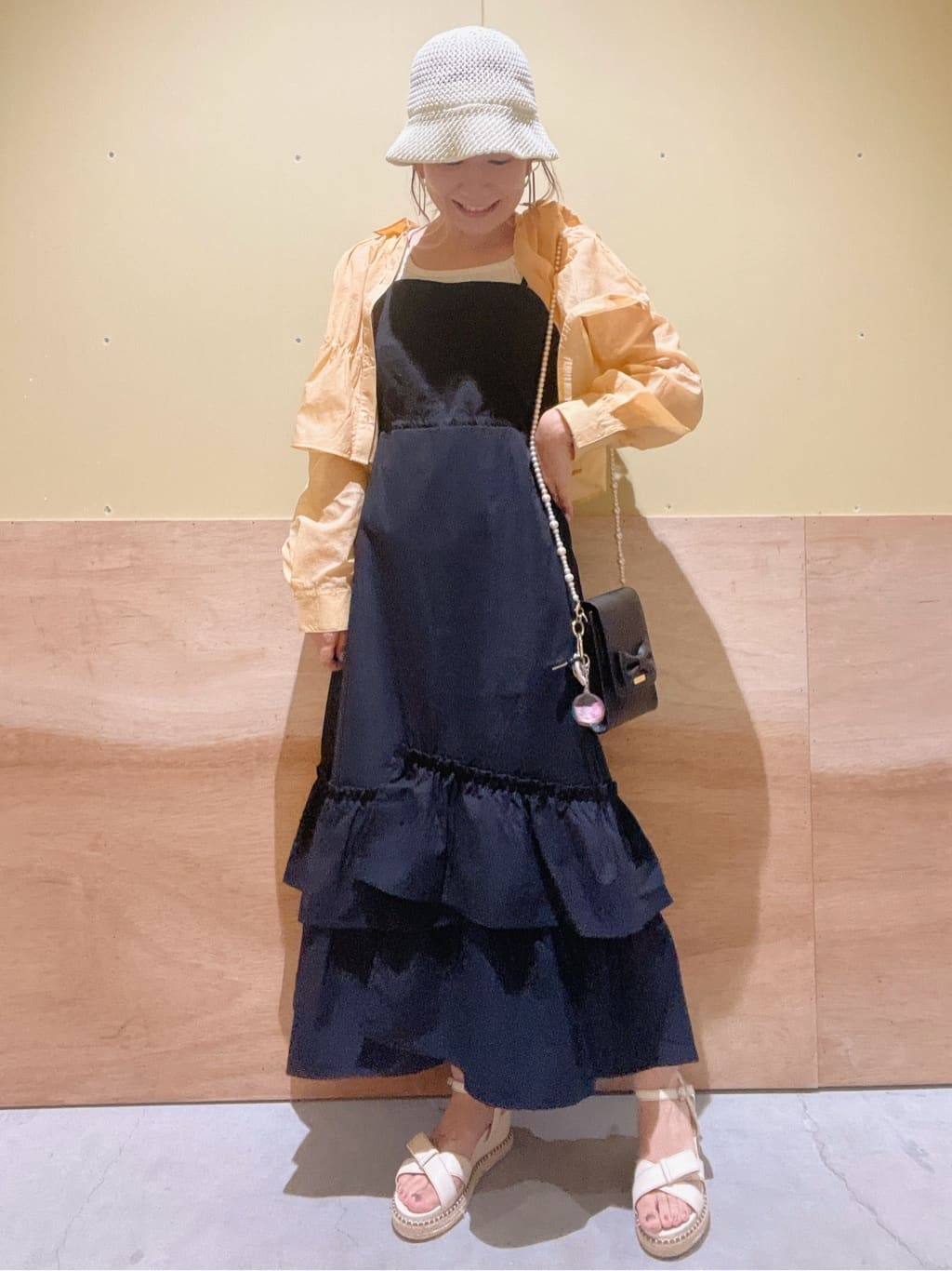 earth music&ecologyのクロシェハットを使ったコーディネートを紹介します。｜Rakuten Fashion(楽天ファッション／旧楽天ブランドアベニュー)4191134