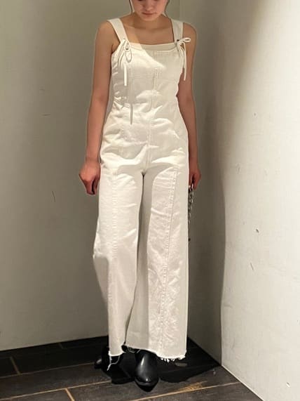 moussy | CORSET STRAP DENIM ジャンプスーツ | Rakuten Fashion(楽天