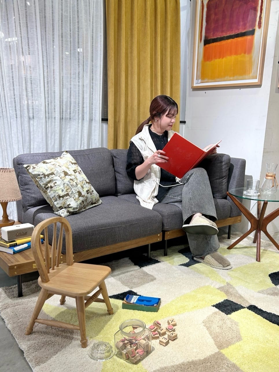 journal standard FurnitureのPICFAIR RUG 120x160 ピクフェアラグを使ったコーディネートを紹介します。｜Rakuten Fashion(楽天ファッション／旧楽天ブランドアベニュー)4203415