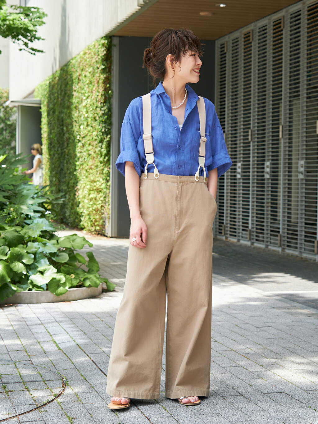 Spick & SpanのTICCA / ティッカ 別注リネン半袖エンブロイダイリー 