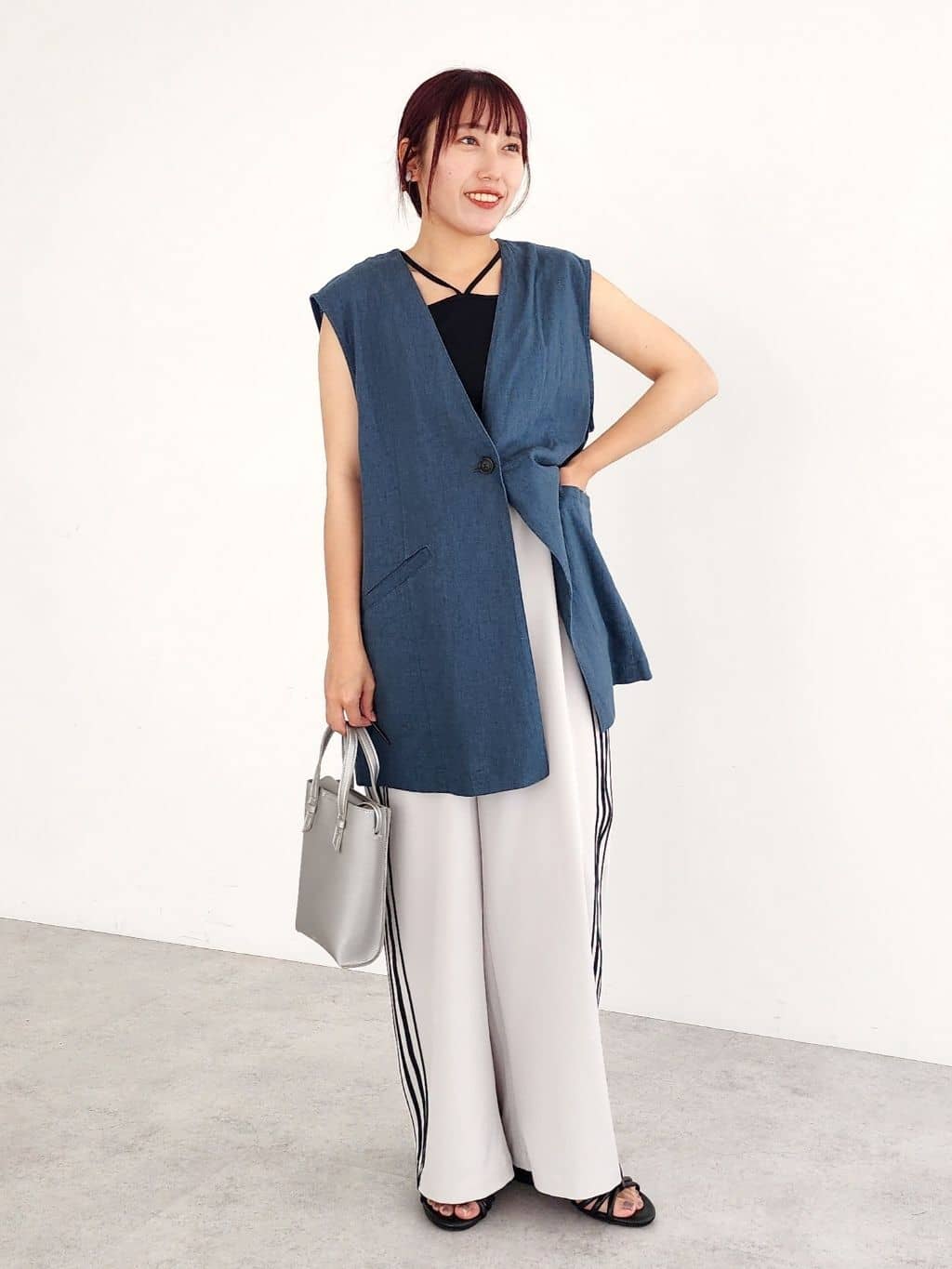 CRAFT STANDARD BOUTIQUEの【キナリノ別注】リネンレーヨンジレベストを使ったコーディネートを紹介します。｜Rakuten Fashion(楽天ファッション／旧楽天ブランドアベニュー)4218624