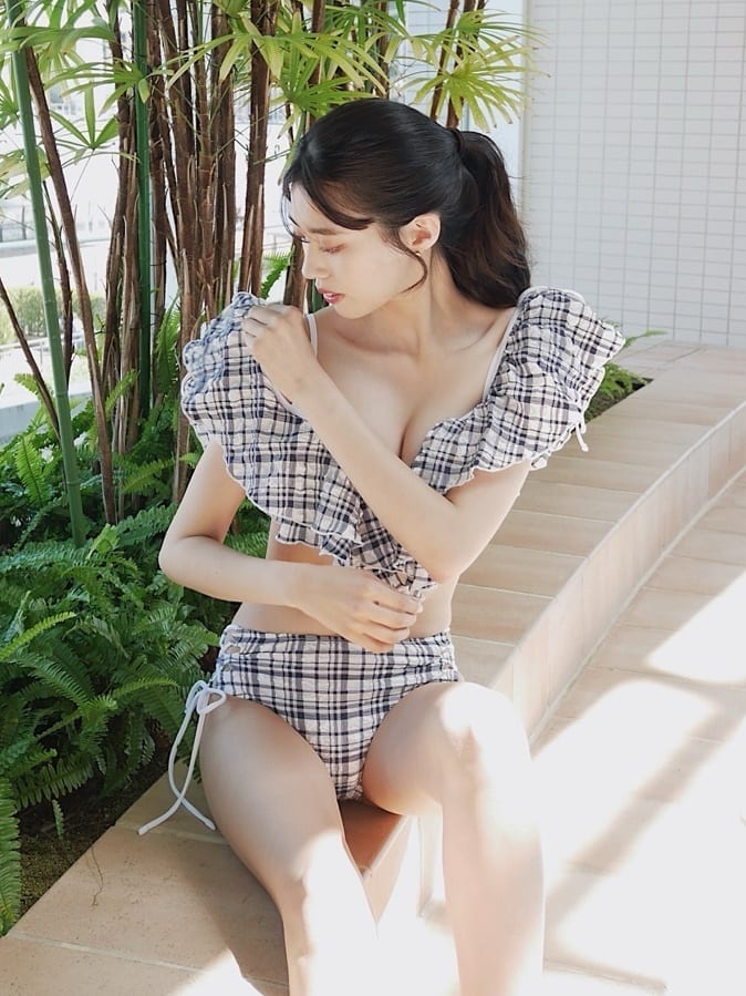rienda | マルチファブリックフリルワイヤーカップ bikini | Rakuten