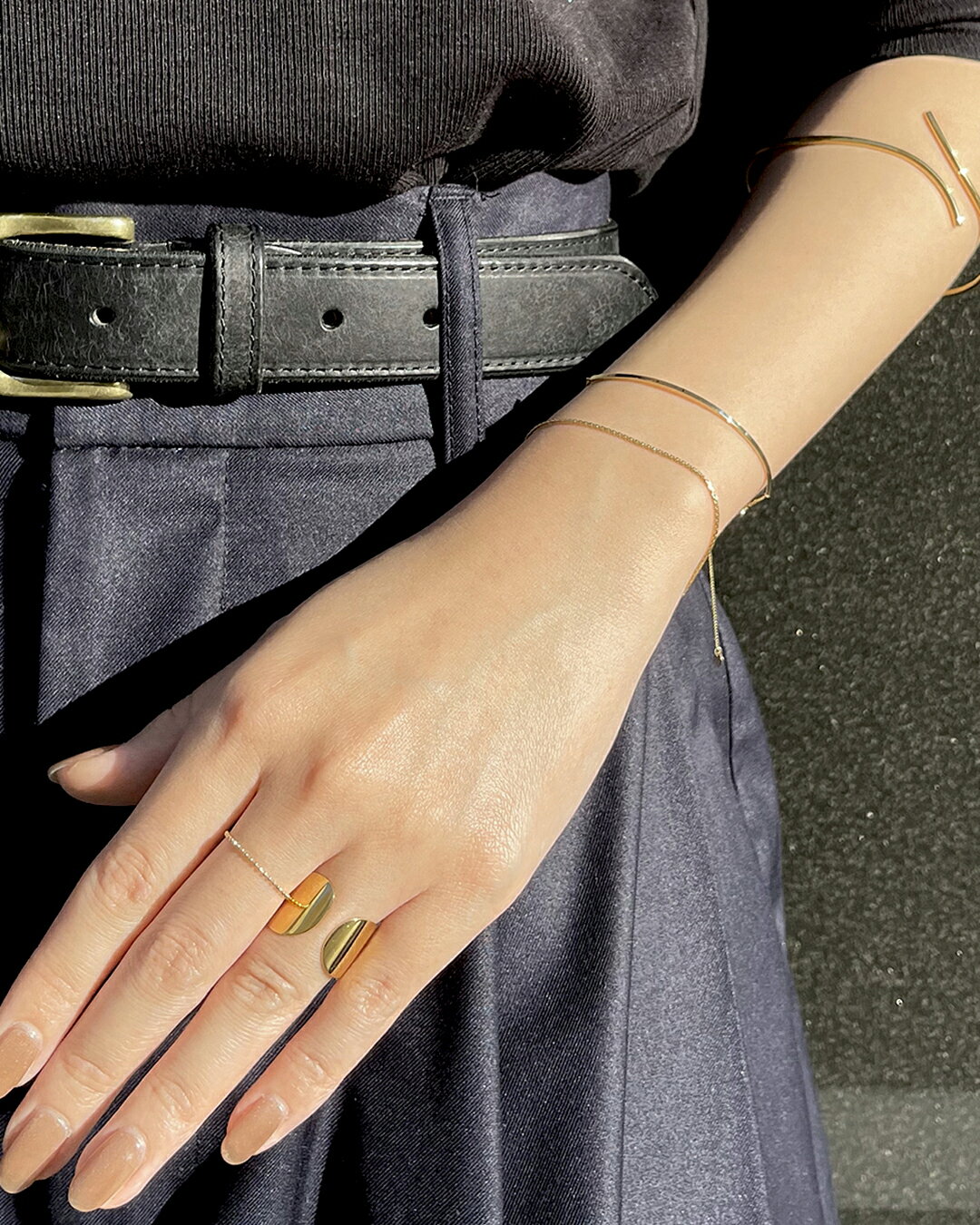 ete | [レイヤード] K10YG ボールチェーン リング | Rakuten Fashion